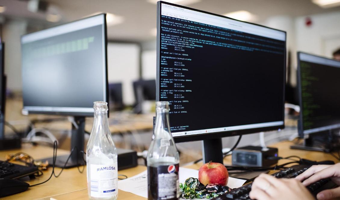 

I nästa vecka öppnar ett nytt svenskt forskningscentrum för cyberförsvar – och i sommar ska personalen medverka i utbildningen av de första militära tangentbordskrigarna. Foto: Erik Simander/TT-arkivbild                                                                                                