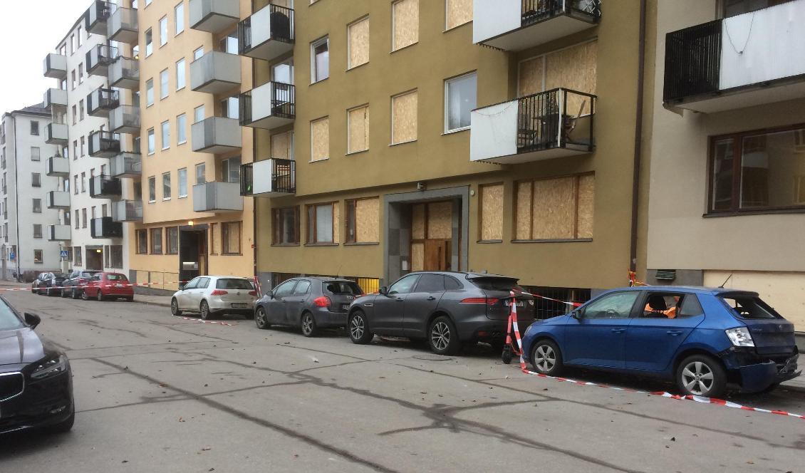 En känd kriminell man i 35-årsåldern har gripits misstänkt för bombdådet på Östermalm som inträffade den 13 januari. Foto: Epoch Times