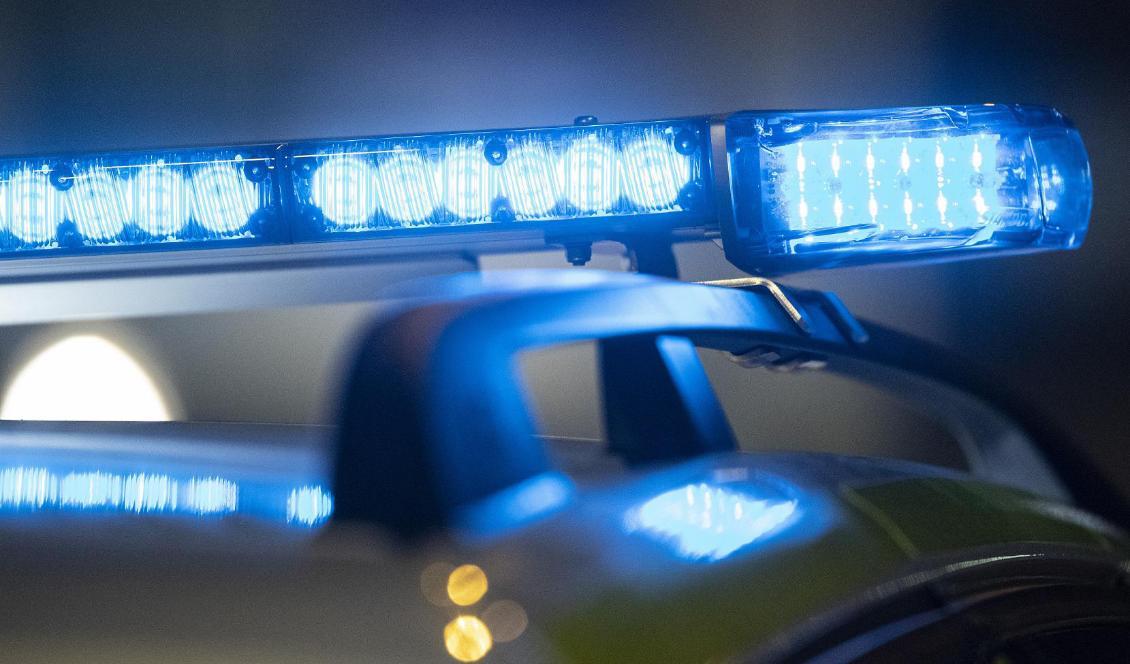 En stor polisinsats pågick under natten i Uppsala. Foto: Johan Nilsson/TT-arkivbild