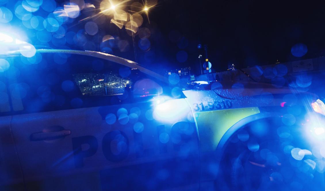 De har varit oroligt i Vänersborg på fredagskvällen. Foto: Stina Stjernkvist/TT-arkivbild