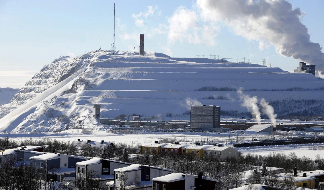 Kirunagruvan ägs av statligt kontrollerade LKAB. Foto: Bertil Ericson/TT-arkivbild