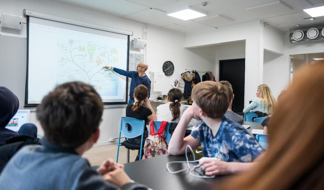 Skolverket ska se över timplanerna i skolan. Foto: Alexander Olivera/TT-arkivbild