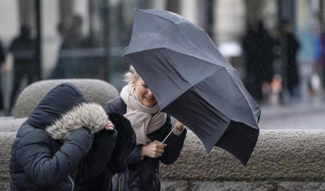 

Det fortsätter att blåsa i helgen, enligt SMHI:s prognos. Foto: Johan Nilsson/TT                                                                                                