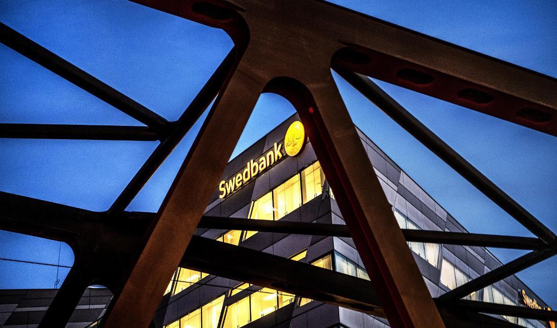 Swedbank får betala miljarder i sanktionsavgift. Foto: Tomas Oneborg/SvD/TT-arkivbild