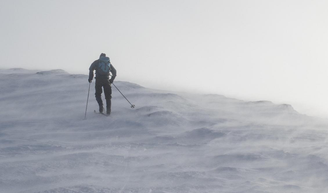 Det blir blåsigt i Lapplandsfjällen. Foto: Paul Kleiven/NTB Scanpix/TT-arkivbild