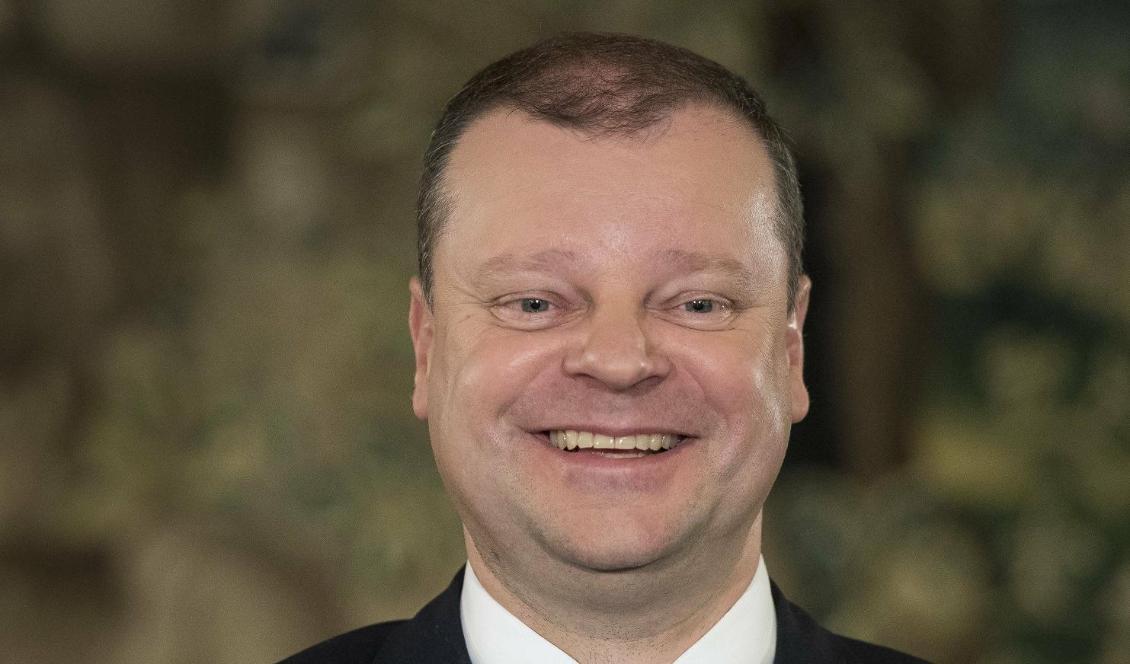 Litauens premiärminister Saulius Skvernelis har kommit överens med grannländerna om att öppna gränserna för varandras medborgare. Foto: Mindaugas Kulbis/AP/TT-arkivfoto