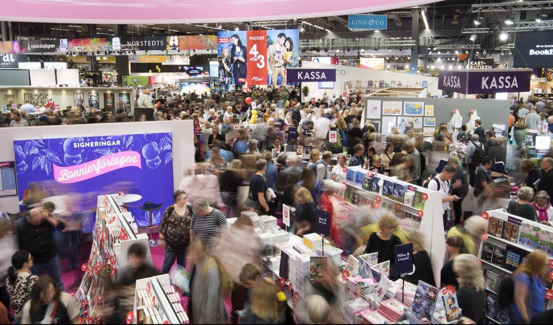Bokmässan i Göteborg presenterar två alternativa planer för hösten. Foto: Fredrik Sandberg/TT-arkivbild