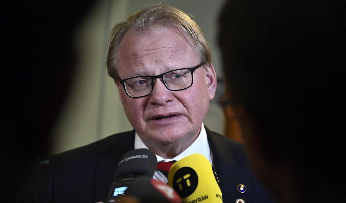 Försvarsminister Peter Hultqvist (S). Foto: Claudio Bresciani/TT-arkivbild