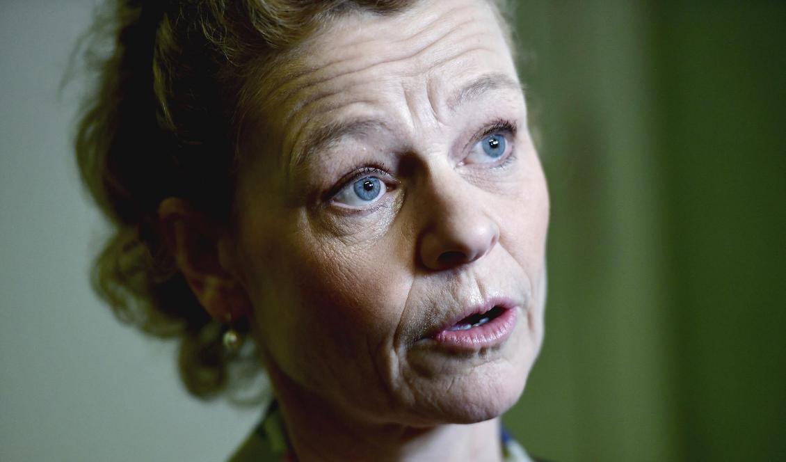 Postnords vd Annemarie Gardshol. Foto: Stina Stjernkvist/TT-arkivbild