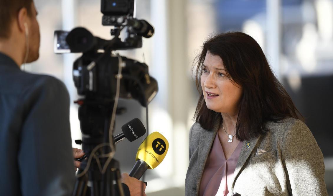 Utrikesminister Ann Linde (S). Foto: Pontus Lundahl/TT-arkivbild