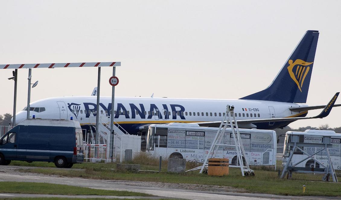 
Det irländska bolaget Ryanair är inte nöjd med det stöd Sverige gett till flygbolag. Foto: AP/TT-arkivbild                                                