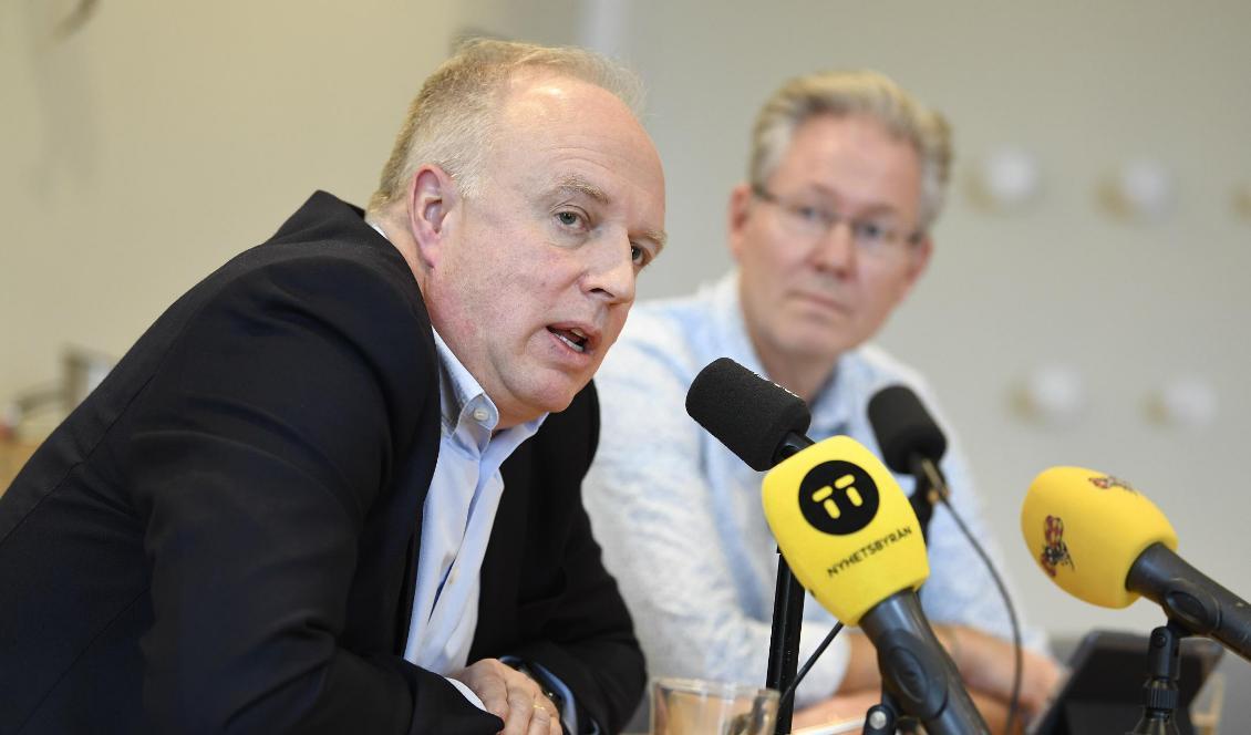 Mikael Köhler, chefsläkare och tillförordnad hälso- och sjukvårdsdirektör i Region Uppsala. Foto: Pontus Lundahl/TT-arkivbild