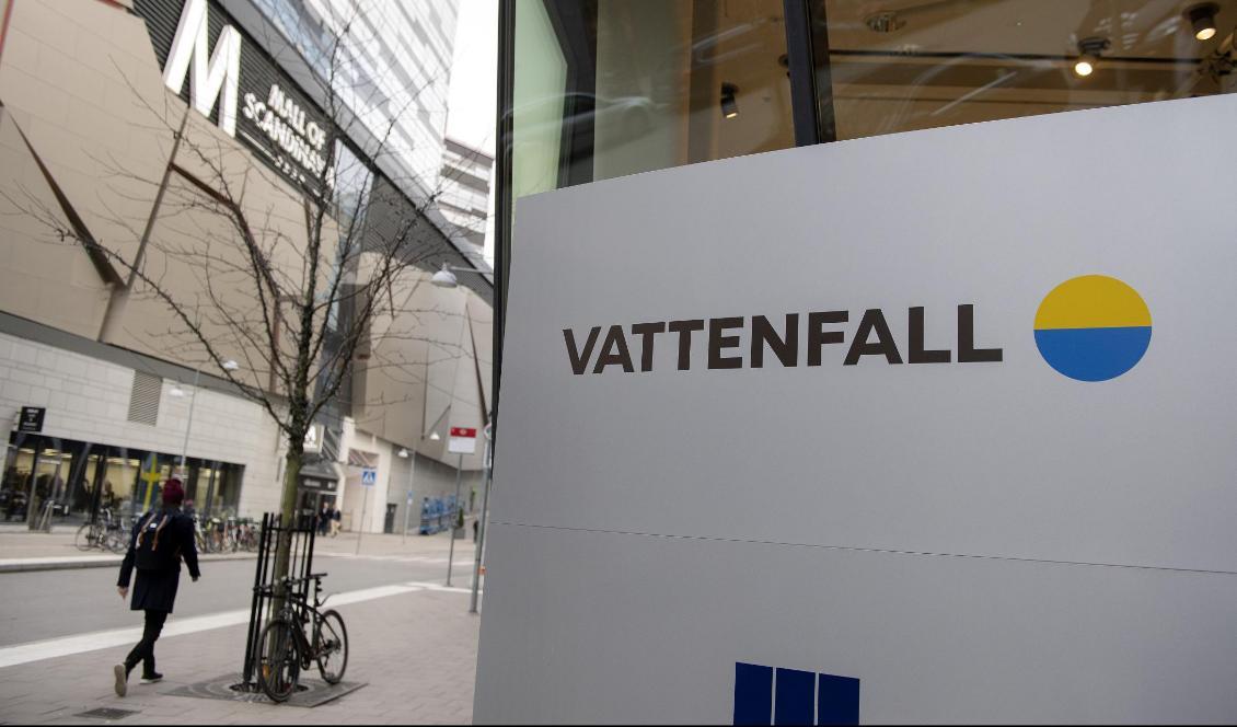 Vattenfall har det tufft när elpriset faller. Foto: Jessica Gow/TT-arkivbild