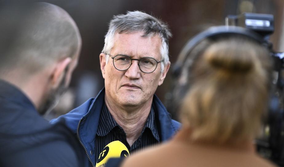 Anders Tegnell, statsepidemiolog, säger att smittspridningen kan lugna sig något till sommaren. Foto: Claudio Bresciani/TT