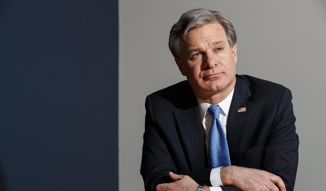 FBI-chefen Christopher Wray. Foto: Jacquelyn Martin/AP/TT-arkivbild