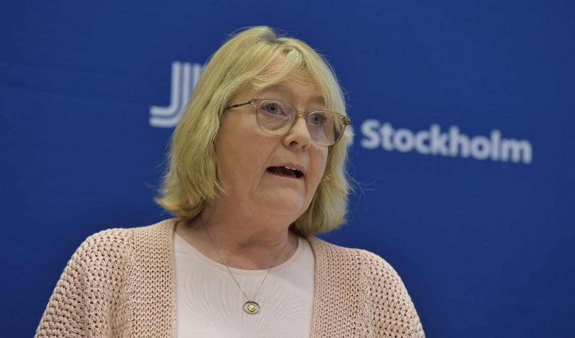 Det var under valborgshelgen som Stockholms finansregionråd Irene Svenonius (M) hem vandaliserades. Foto: Jessica Gow/TT-arkivbild