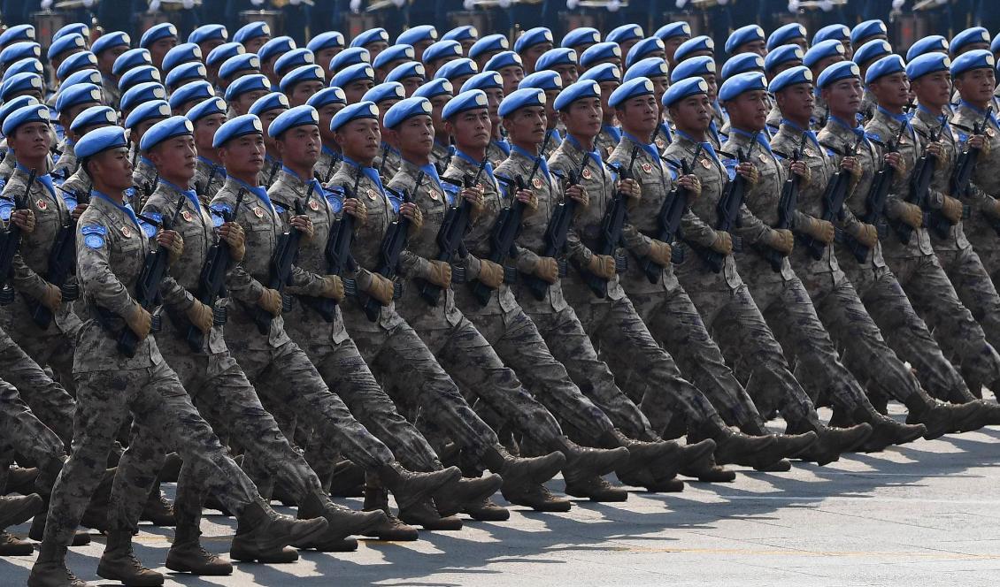 
















Folkets befrielsearmé deltar i en militärparad på Himmelska fridens torg i Peking, den 1 oktober 2019. Foto: Greg Baker/AFP vi Getty Images                                                                                                                                                                                                                                                                                                                                                                                                                                                                                                                                                                                                                                                                                                                                                                                                                                                