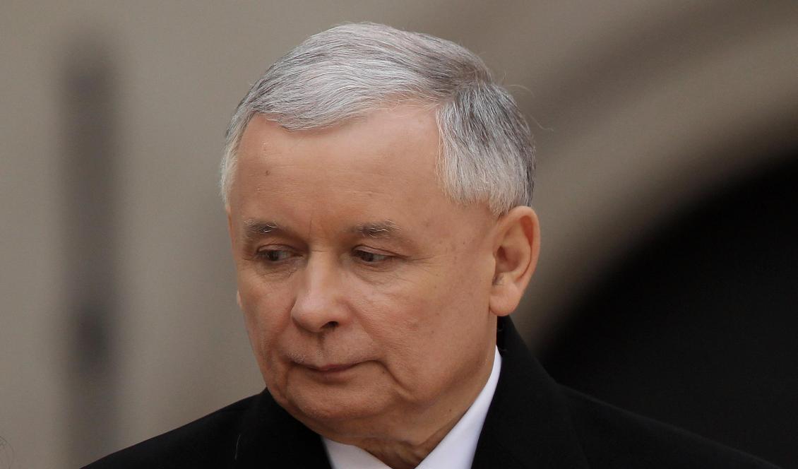 Lag och rättvisas (PiS) partiledare Jaroslaw Kaczynski. Bilden är från 18 april  2010 i Krakow i Poland. Foto: Sean Gallup/Getty Images