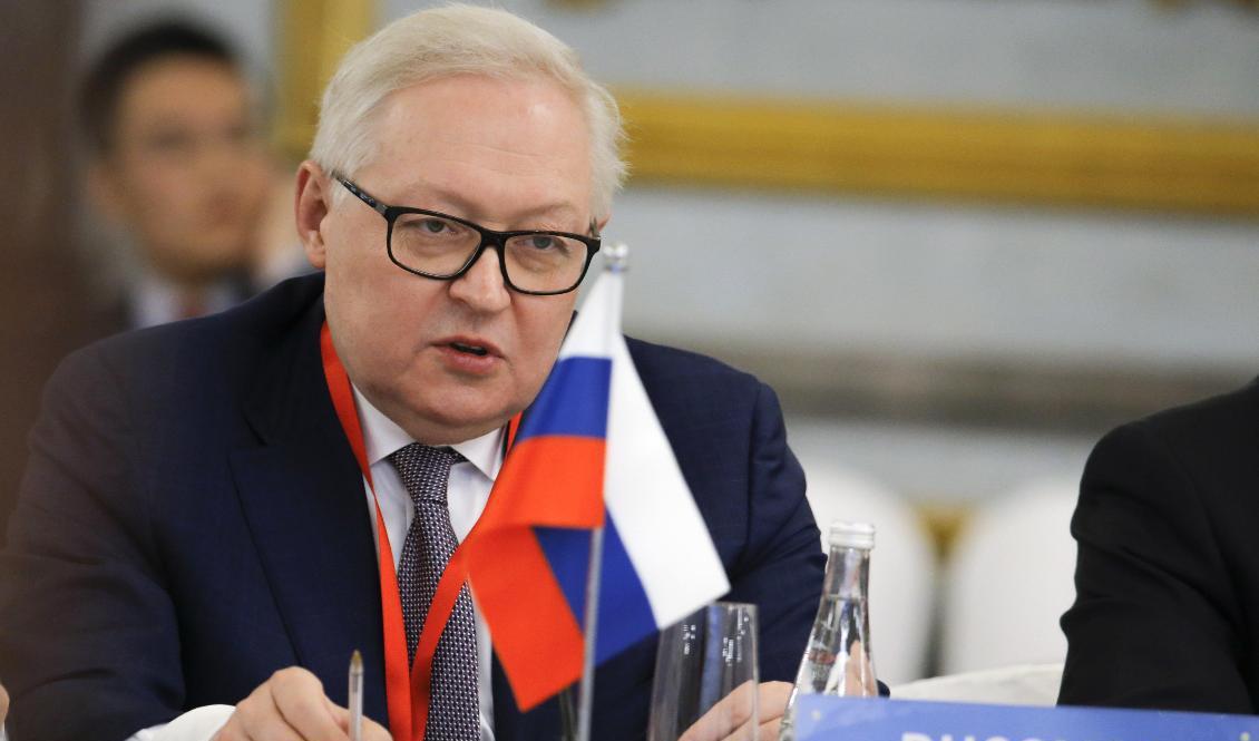 Rysslands vice utrikesminister Sergej Ryabkov är skeptisk till USA:s planer för G7. Arkivbild. Foto Thomas Peter/AP/TT