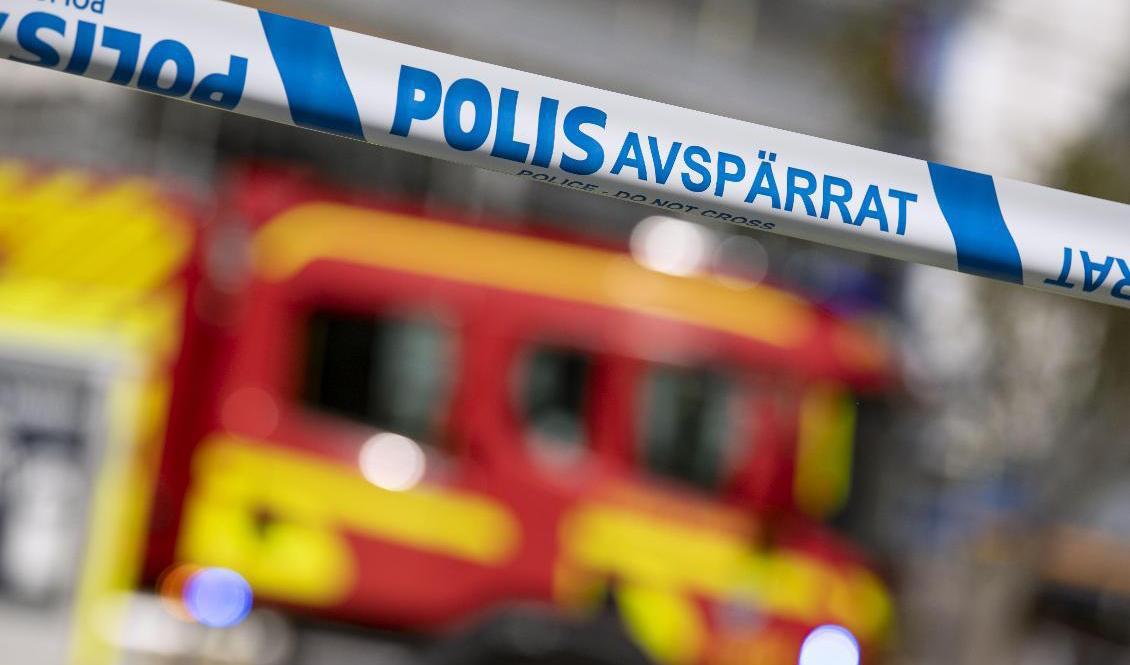 En fastighet utanför Malmö har eldhärjats under natten. Foto: Johan Nilsson/TT-arkivbild