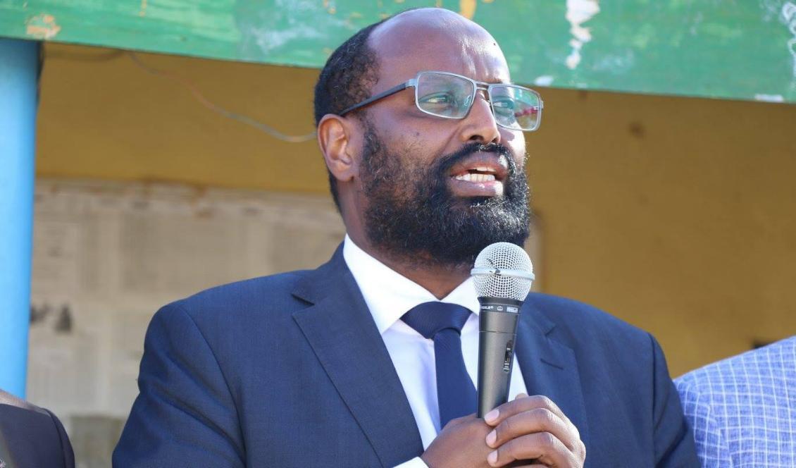 Abdirizak Waberi, som är rektor för den omstridda muslimska friskolan Römosseskolan, driver också ett islamistiskt parti i Somalia. Foto: Facebook