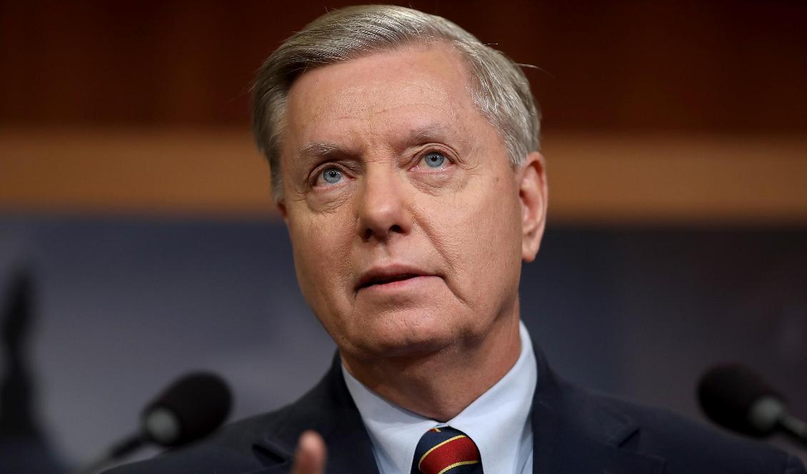 


Den republikanske senatorn Lindsey Graham på en presskonferens i U.S. Capital i Washington den 20 december 2018. Foto: Win McNamee/Getty Images                                                                                                                                    