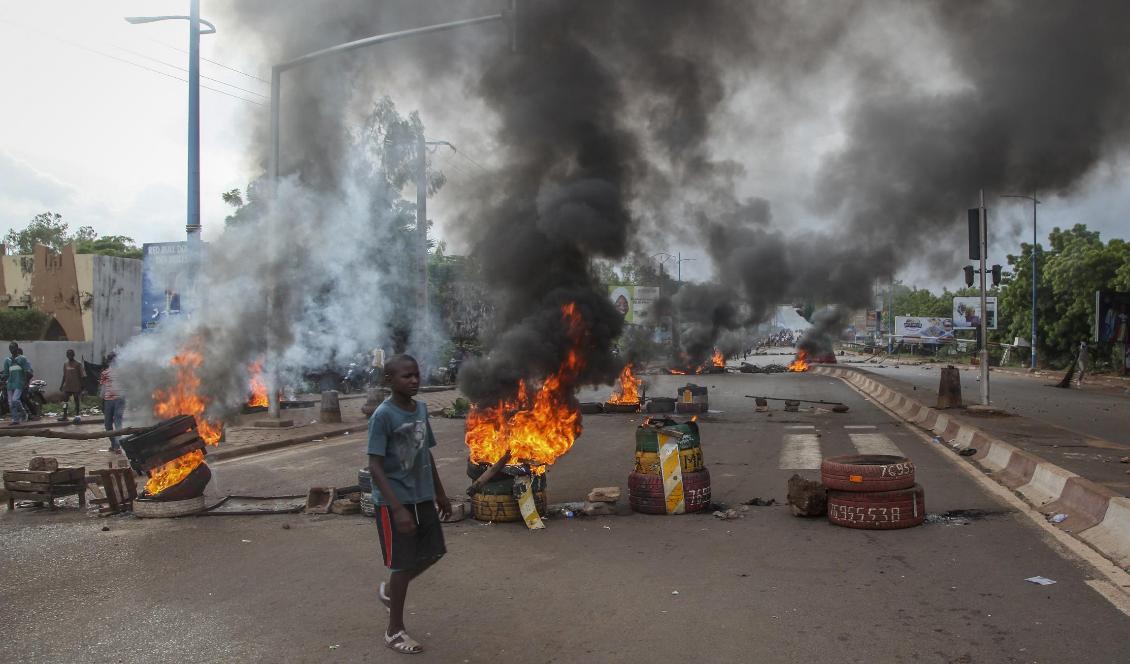 Bitvis våldsamma demonstrationer har pågått i Mali de senaste veckorna. Foto: Baba Ahmed/AP/TT-arkivbild