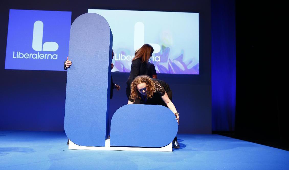 Liberalerna får 3,2 procent i SVT/Novus senaste undersökning. Arkivbild. Foto: Stefan Jerrevång/TT