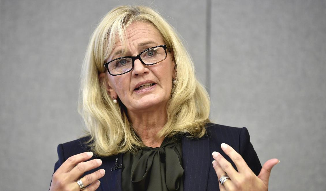 
Handelsbanken halverar nästan antalet kontor. Banken har en rätt klar bild av vilka kontor och orter det handlar om, enligt vd Carina Åkerström. Foto: Janerik Henriksson/TT                                            