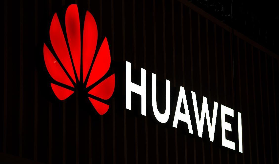 

Huaweis logotype syns vid en mässa i Barcelona i Spanien den 26 februari 2019. Foto: David Ramos/Getty Images                                                                                        