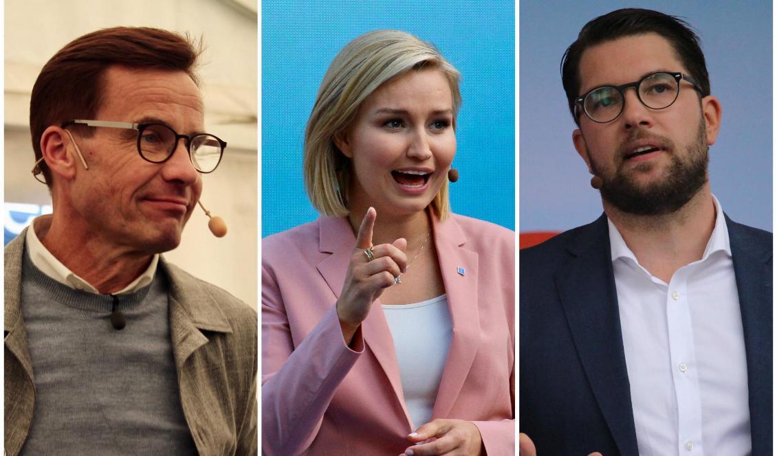 

De tre partierna Moderaterna, Kristdemokraterna och Sverigedemokraterna befäster sitt övertag över partierna i januariavtalet. Det visar en ny mätning. Foto: Epoch Times                                                                                        