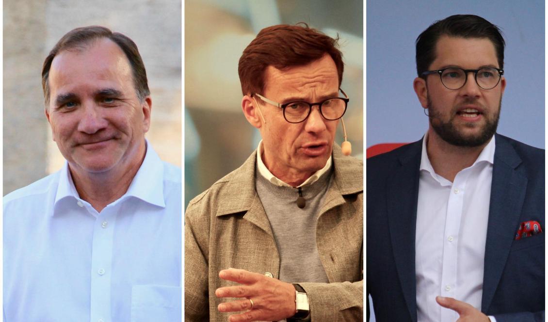 

Socialdemokraterna, Moderaterna och Sverigedemokraterna tappar i opinion. Foto: Epoch Times                                                                                        