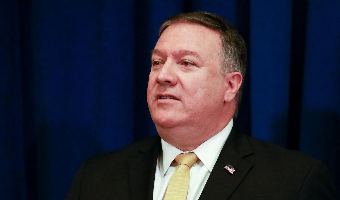 USA:s utrikesminister Mike Pompeo under en presskonferens innan FN:s generalmöte i New York den 24 februari 2018. Foto: Charlotte Cuthbertson/Epoch Times. Arkivbild.