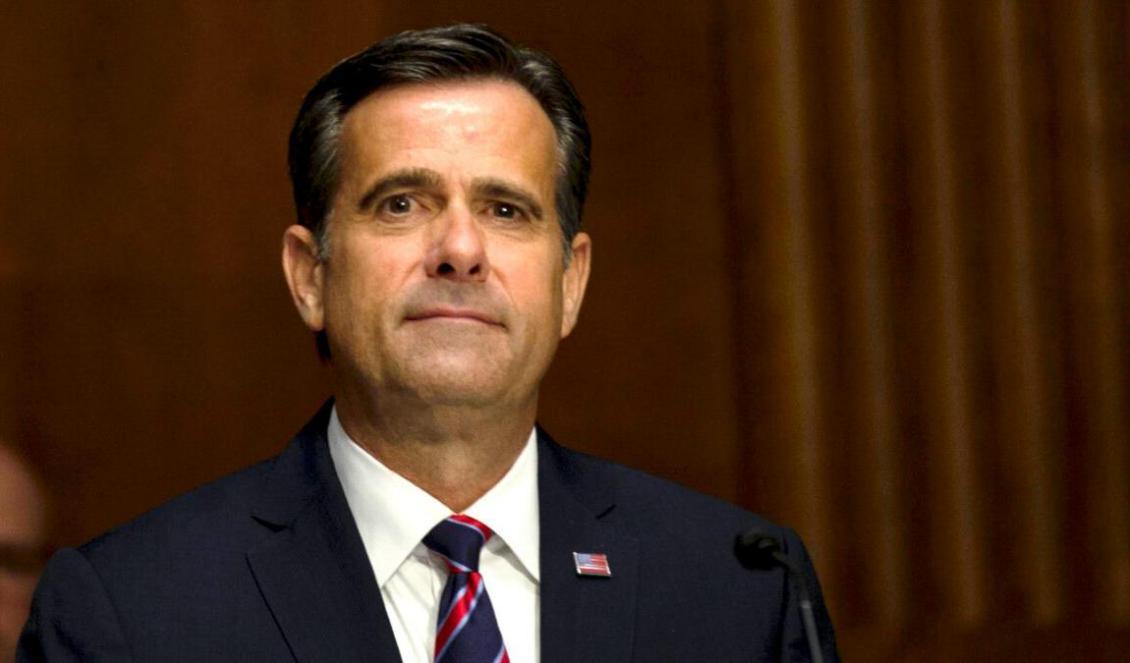 



John L Ratcliffe, USA:s nationella underrättelsechef, i Capitol Hill, Washington D.C., den 5 maj 2020. Foto: Gabriella Demczuk-Pool/Getty Images                                                                                                                                                                                