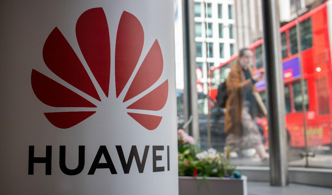 





En person går förbi en Huawei-butik i London den 29 april 2019. Foto: Tolga Akmen/AFP via Getty Images                                                                                                                                                                                                                                                                        