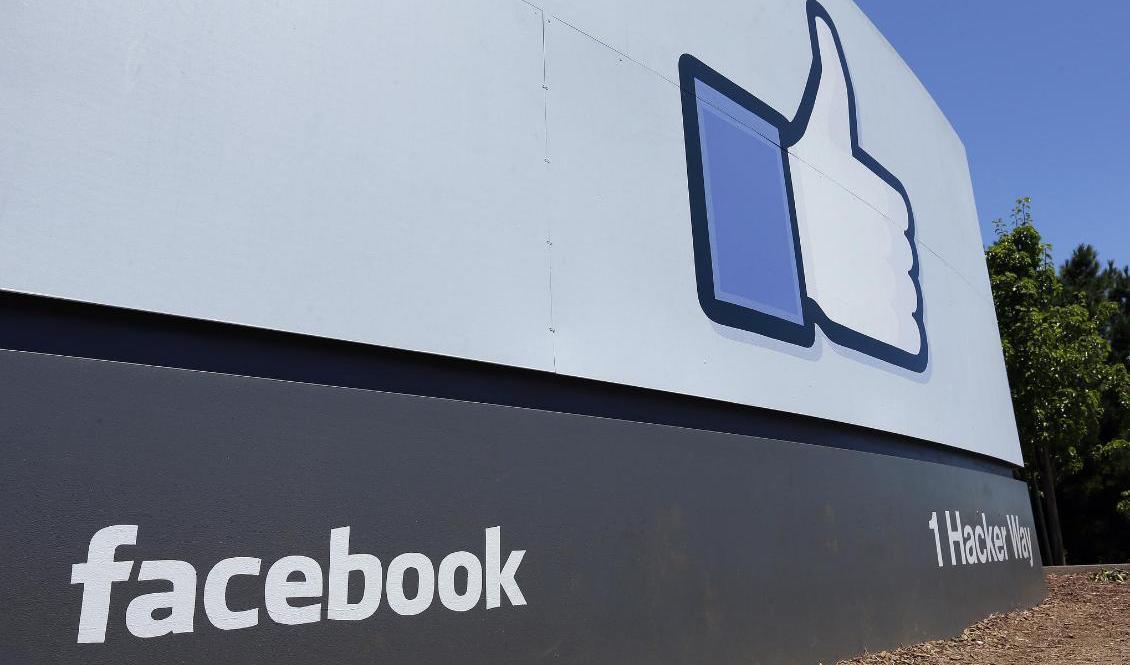Facebooks huvudkontor i Menlo Park i delstaten Kalifornien i USA. Arkivbild. Foto: Ben Margot