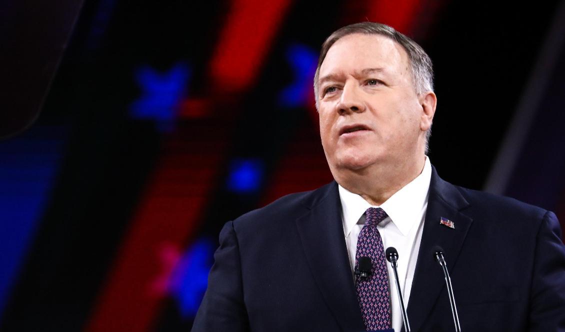 


USA:s utrikesminister Mike Pompeo. Foto: Samira Bouaou/Epoch Times. Arkivbild.                                                                                                                                    