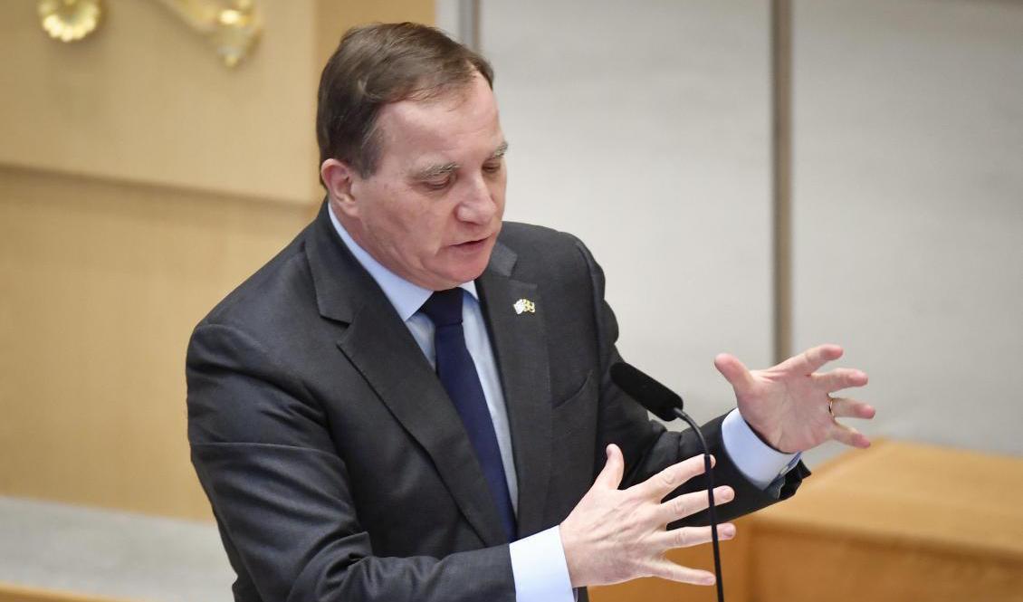 
Statsminister Stefan Löfven (S) säger att man kommer att söka samarbeten efter nästa val med partier som står upp för människors lika värde. Arkivbild. Foto: Carl-Olof Zimmerman/TT                                            