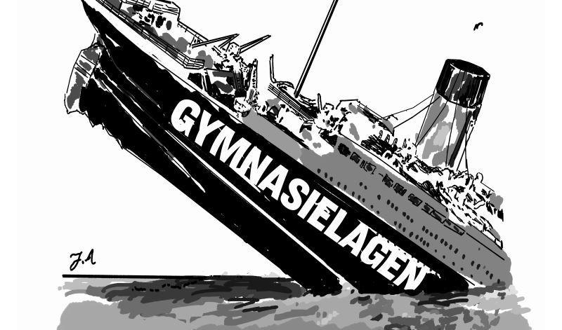 

Den så kallade gymnasielagen kan åter bli aktualiserad i debatten i samband med Vetlandadådet. Illustration: Jens Almroth                                                                                        