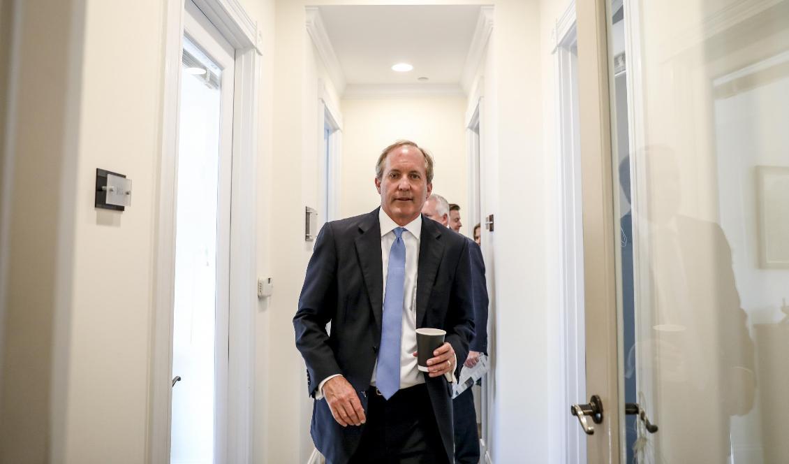 

Texas delstatsåklagare Ken Paxton i Washington D.C. den 20 maj 2019. Foto: Samira Bouaou                                                                                        