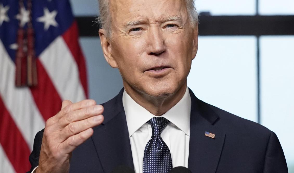 USA:s president Joe Biden. Foto: Andrew Harnik/Pool/AP/TT