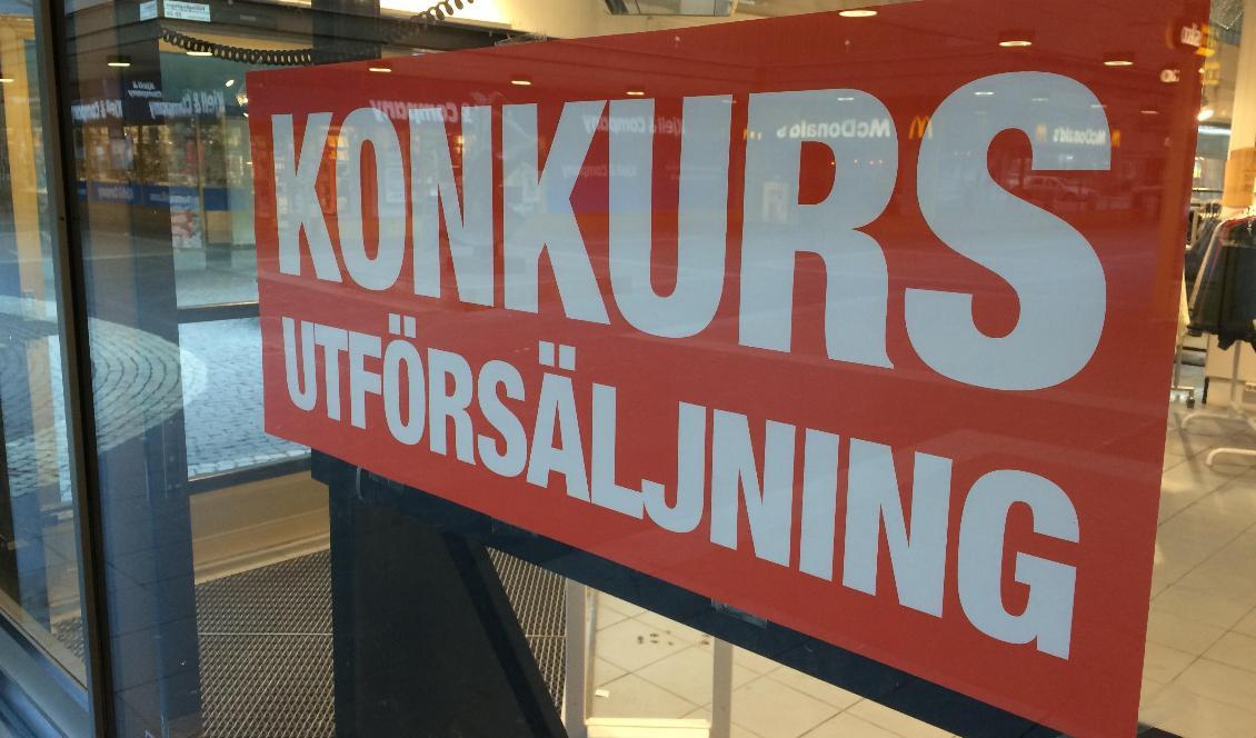 Trots att konkurserna i maj fortfarande på rekordlåga nivåer har detaljhandeln och småföretagare en utmanande tid framför sig. Foto: Tony Lingefors
