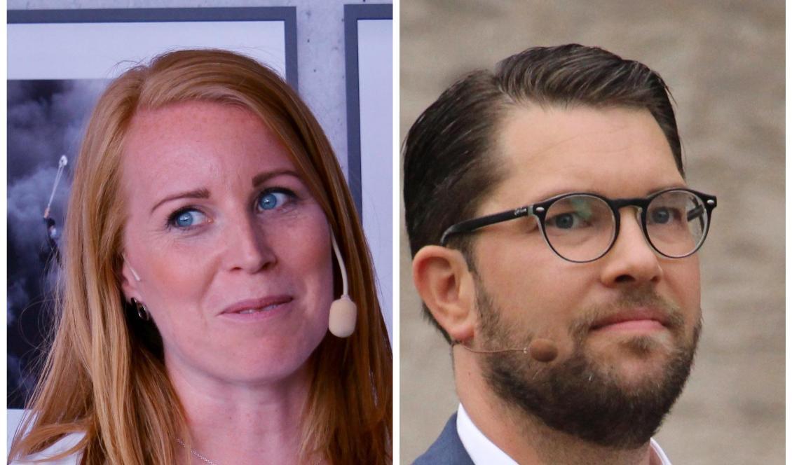 
Både Centerpartiet och Sverigedemokraterna ökar i SCB:s nya partisympatiundersökning. Foto: Epoch Times                                            