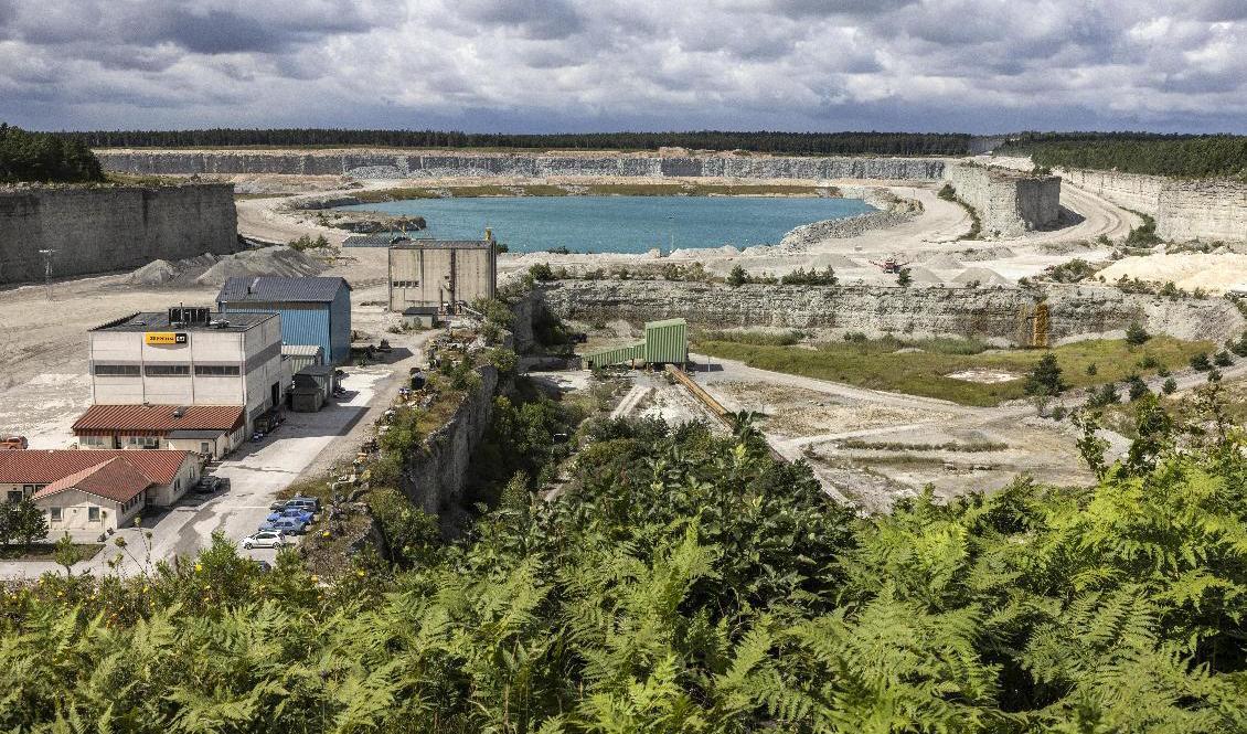 Ett stopp för Cementa på Gotland påverkar hela Sverige, enligt Svenskt näringsliv. Foto: Karl Melander/TT