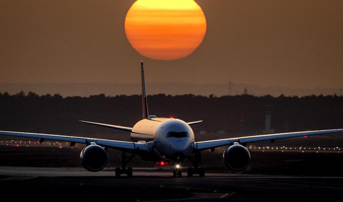 
Flygresandet börjar närma sig hälften av nivåerna från före pandemin. Foto: Michael Probst/AP/TT                                            