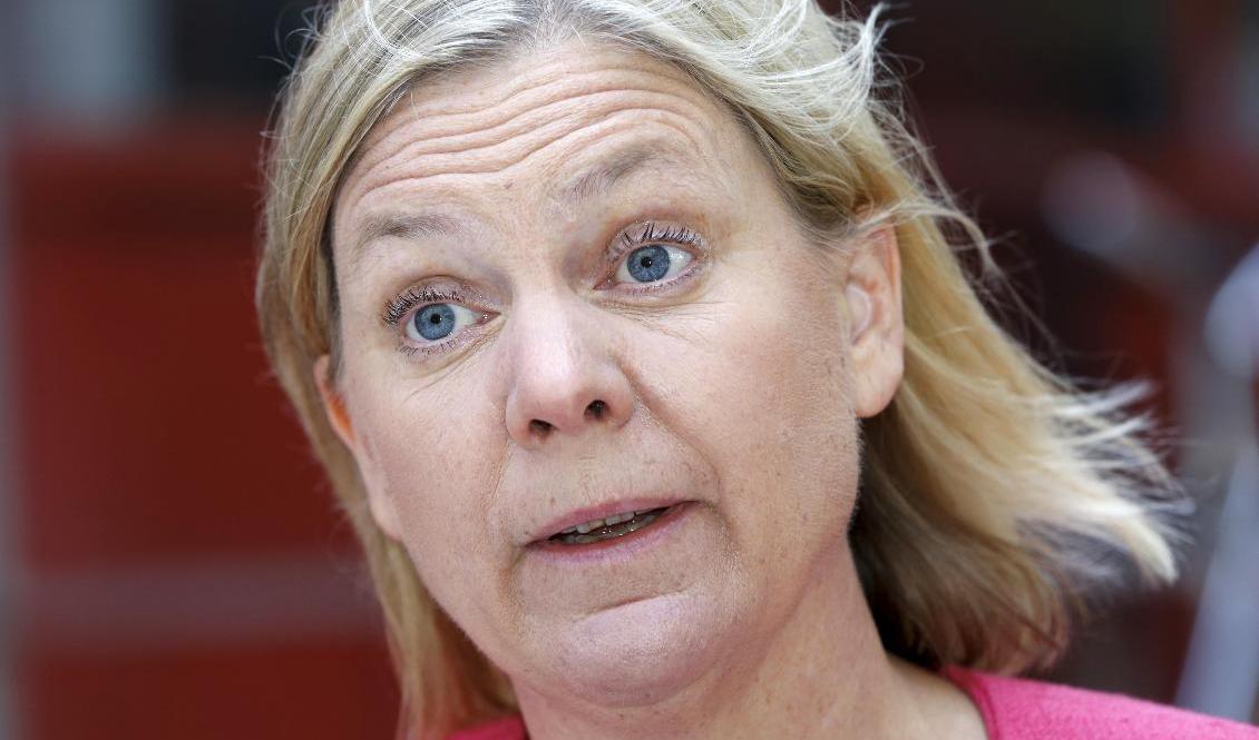 Finansminister Magdalena Andersson (S) och regeringen vill genomföra tre skattesänkningar med sammanlagt drygt tio miljarder kronor. Foto: Johan Jeppsson/TT