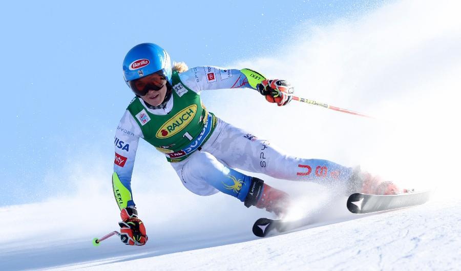 
Amerikanskan Mikaela Shiffrin vann damtävlingen. Foto: Alexander Hassenstein/Getty Images Premier league                                            