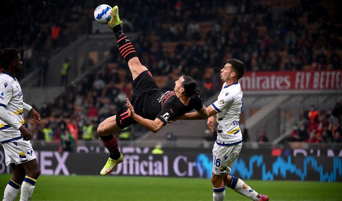 
Zlatan Ibrahimovic, s försöker sig på en cykelspark. Foto: Bertorello/AFP via Getty Images                                            