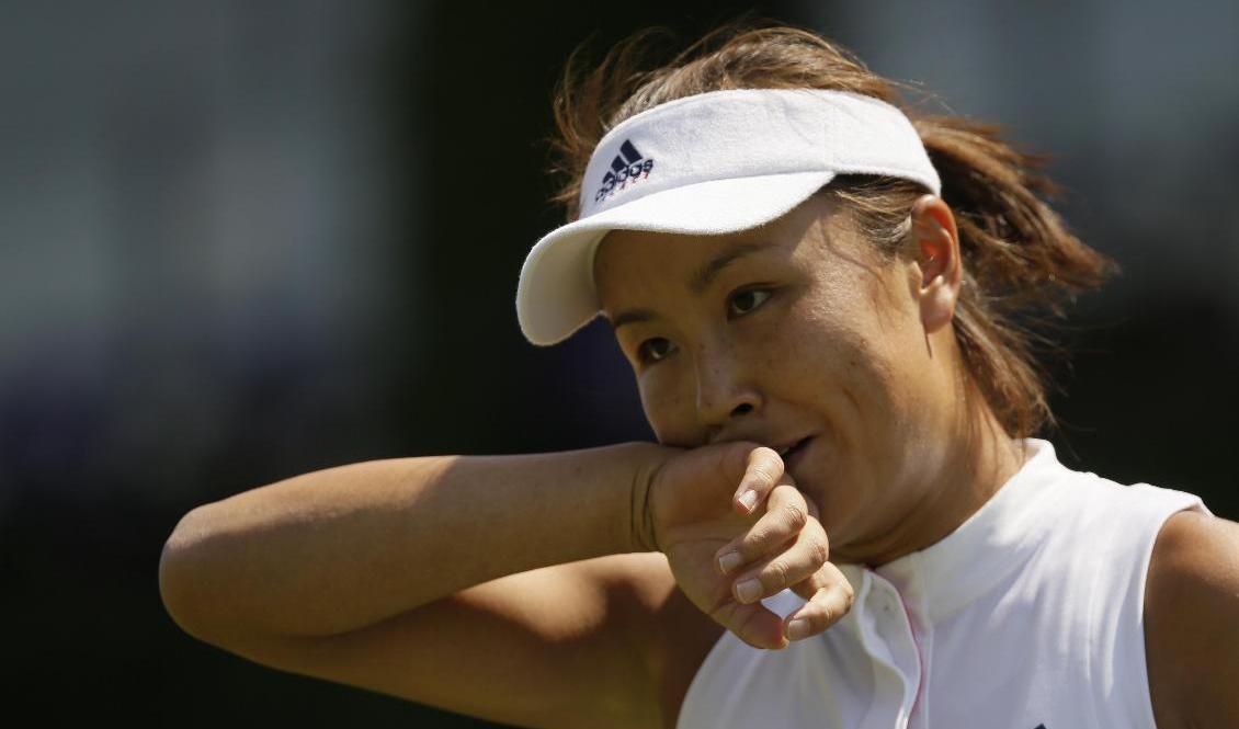 Peng Shuai. Arkivbild. Foto: Tim Ireland/AP/TT