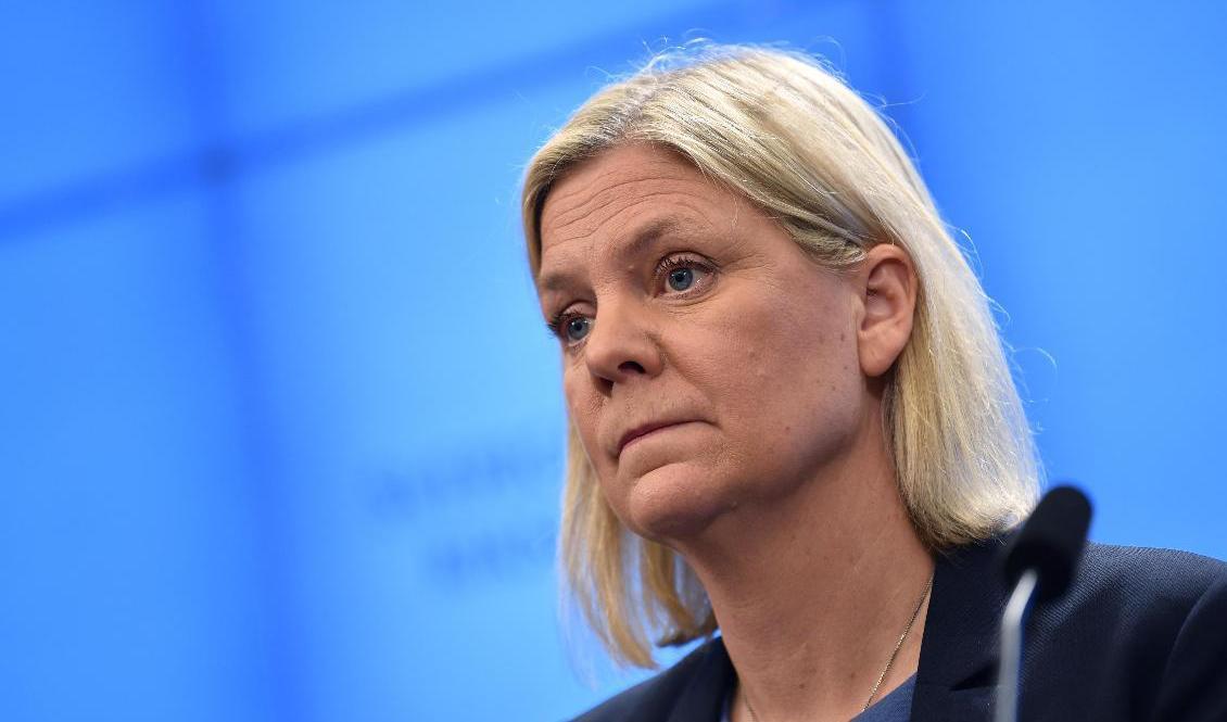 Magdalena Andersson fick information om interna diskussioner i Miljöpartiet om budgeten från M, KD och SD i förra veckan, enligt MP. Arkivbild. Foto: Pontus Lundahl/TT